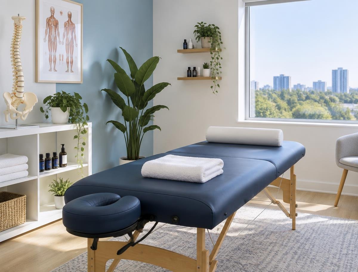 Clinical Wellness massage treatment room